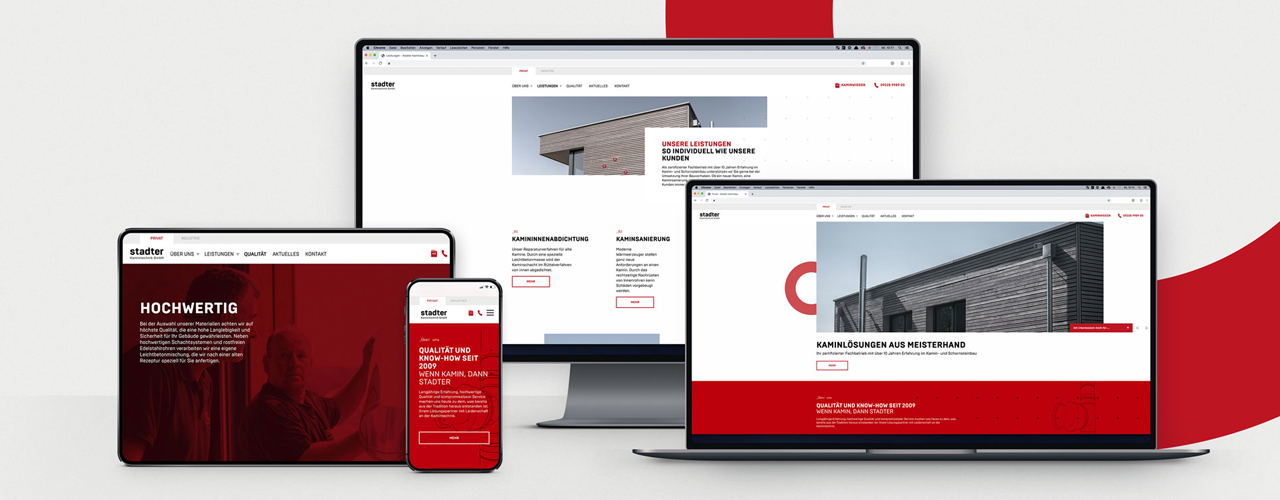 Neue Webseite - Stadter Kaminbau